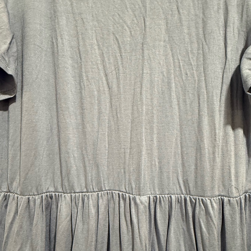 Light Blue Ruffle Dress Large - Picture 3 of 6
